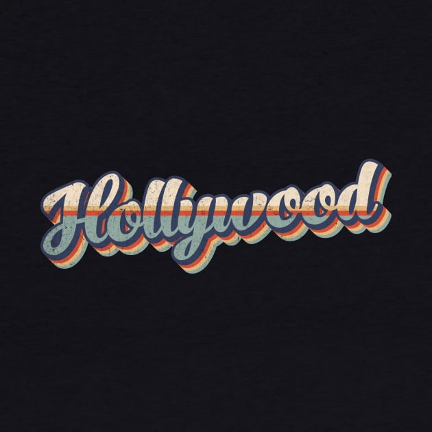 Hollywood // Retro Vintage Style by Stacy Peters Art